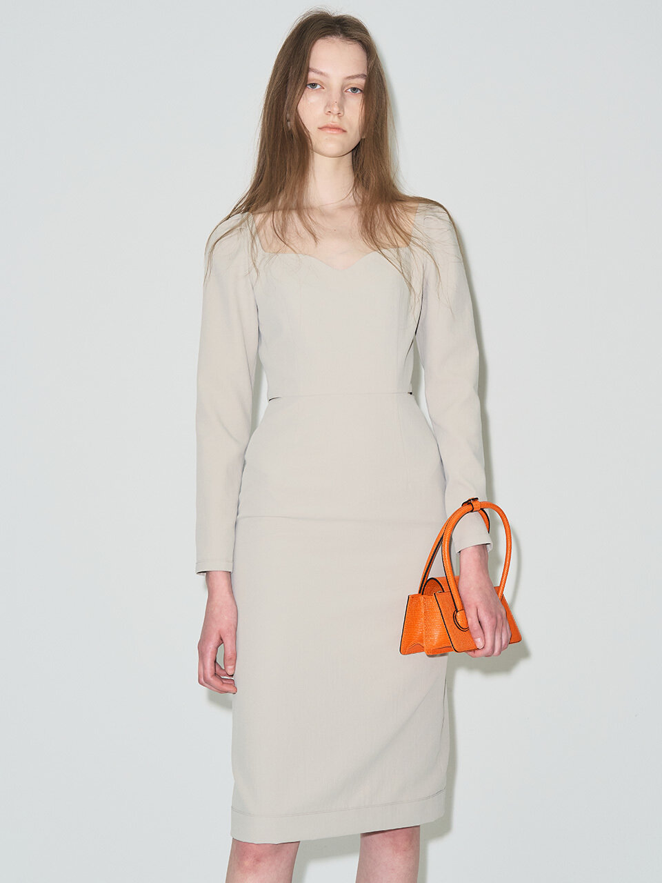 Ike Mint Sweetheart Neck Dress