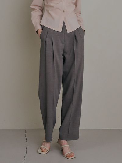 Ike Pin-tuck Wide Pants_Olive