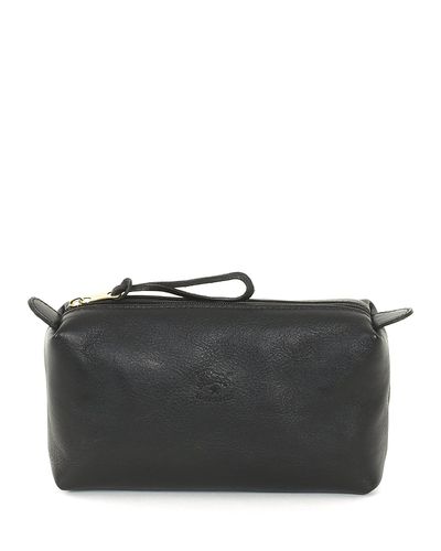 Il Bisonte Il Bisonte Classic Leather Zip Pouch