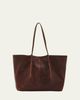 Il Bisonte Nina Pleated Leather Tote Bag - 1