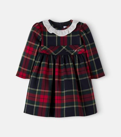 Il Gufo Il Gufo Baby checked dress