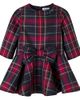 Il Gufo Il Gufo Bow-detail plaid dress - 1