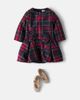 Il Gufo Il Gufo Bow-detail plaid dress - 2