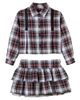 Il Gufo Il Gufo Checked ruffled cotton shirt and skirt set - 1