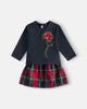 Il Gufo Il Gufo Checked top and skirt set - 2