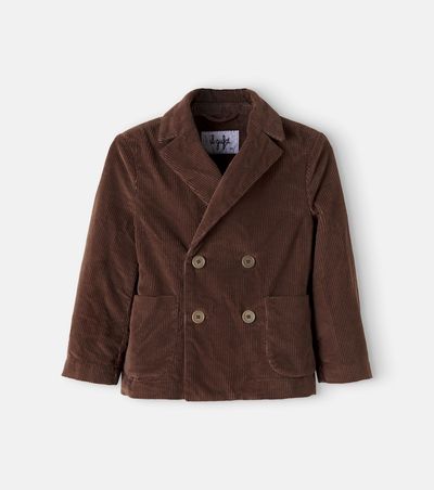 Il Gufo Il Gufo Double-breasted cotton-blend corduroy jacket