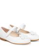 Il Gufo Il Gufo Floral-appliqué leather Mary Jane flats - 1