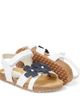 Il Gufo Il Gufo Floral-appliqué leather sandals - 6