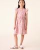 Il Gufo Il Gufo Floral ruffled linen dress - 5