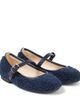 Il Gufo Il Gufo Leather-trimmed faux shearling ballet flats - 1