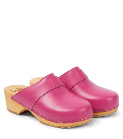 Il Gufo Il Gufo Leather clogs