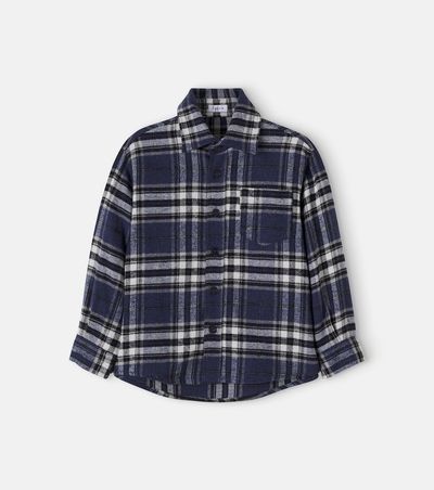 Il Gufo Il Gufo Plaid cotton-blend shirt