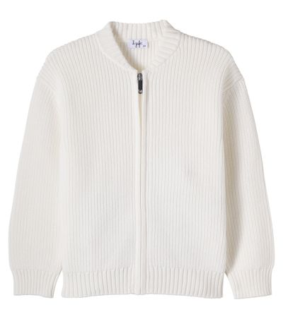 Il Gufo Il Gufo Ribbed cotton zip-up sweater
