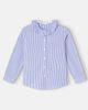 Il Gufo Il Gufo Ruffled striped cotton poplin shirt - 1
