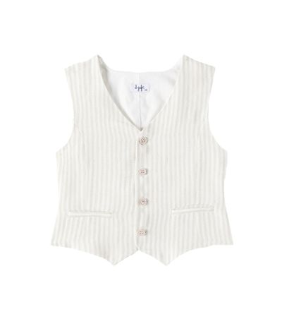 Il Gufo Il Gufo Striped linen vest