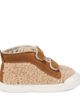 Il Gufo Il Gufo Suede-trimmed teddy sneakers - 4
