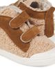 Il Gufo Il Gufo Suede-trimmed teddy sneakers - 5