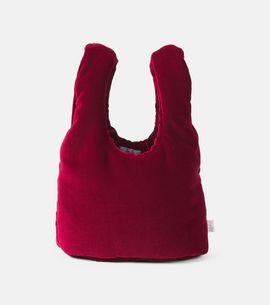 Il Gufo Il Gufo Velvet bucket bag