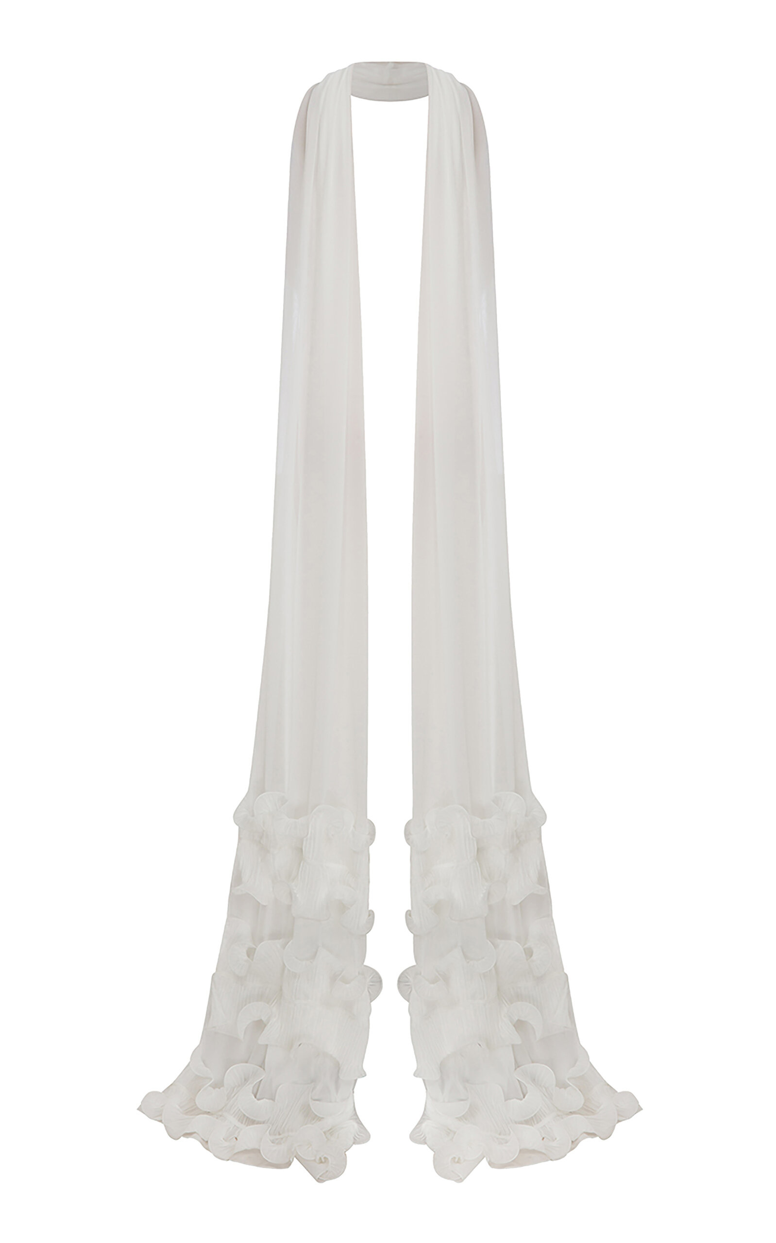 ILA ILA Olia Chiffon Stole With Sculpted Edges
