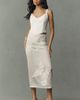 ILA Pixie Silk Midi Skirt - 1