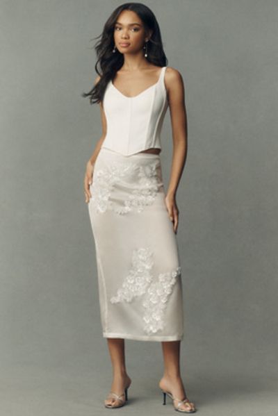 ILA Pixie Silk Midi Skirt