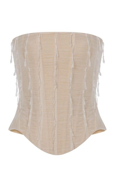 ILA THE BRAND ILA THE BRAND Aline HandBeaded Corset Top