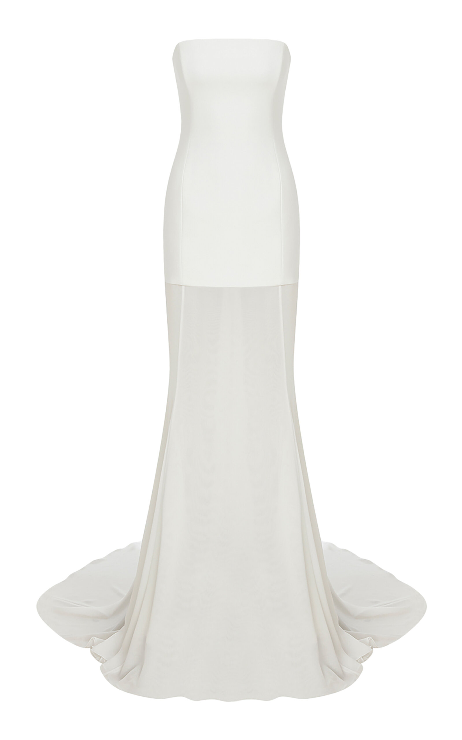 ILA THE BRAND ILA THE BRAND Exclusive Isabel SheerPaneled CrepeChiffon Gown