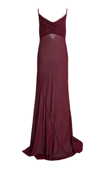 ILA THE BRAND ILA THE BRAND Solace CowlNeck Chiffon Maxi Dress