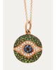 Ileana Makri 18K Pink Gold Dawn Verdant Eye Pendant Necklace - 1