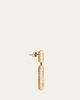 ILEANA MAKRI 18K Yellow Gold Inverted Oblong Tile Earrings with Baguette Diamonds - 2