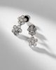 Ileana Makri Ileana Makri Blossom Daisy Duo 18kt white gold earrings with diamonds - 5