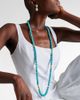 Ileana Makri Ileana Makri Horizon 18kt and 9kt gold beaded necklace with turquoises - 2