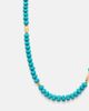 Ileana Makri Ileana Makri Horizon 18kt and 9kt gold beaded necklace with turquoises - 4