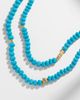 Ileana Makri Ileana Makri Horizon 18kt and 9kt gold beaded necklace with turquoises - 5