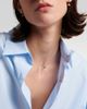 Ileana Makri Ileana Makri Mini Oval Eye 18kt gold necklace with diamonds - 2