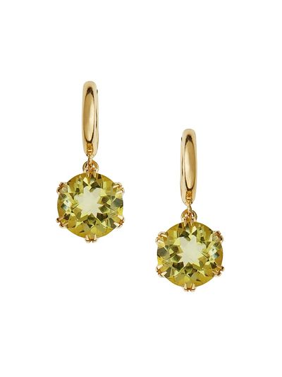 Ileana Makri Women's Crown 18K Yellow Gold & Gemstone Drop Earrings