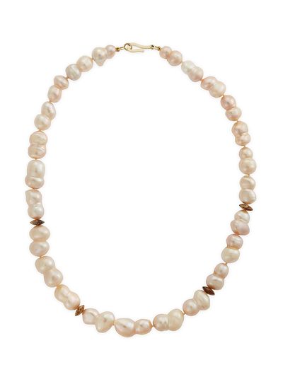 Ileana Makri Women's Globetrotter Globe Beaded Jasper & Cultured Freshwater Pearl Necklace