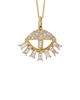 Ileana Makri Women's The Edit 18K Yellow Gold & Diamond Sleepy Eye Pendant Necklace - 1