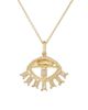Ileana Makri Women's The Edit 18K Yellow Gold & Diamond Sleepy Eye Pendant Necklace - 2