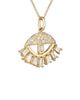 Ileana Makri Women's The Edit 18K Yellow Gold & Diamond Sleepy Eye Pendant Necklace - 3
