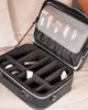 Ilios Lighting Ilios Lighting Deluxe Quilted Faux Leather Spacious Travel Makeup Case - 4