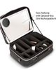 Ilios Lighting Ilios Lighting Deluxe Quilted Faux Leather Spacious Travel Makeup Case - 5