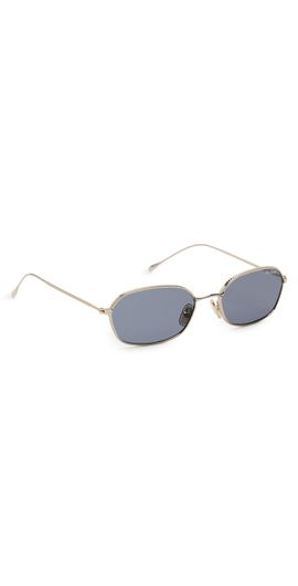 Illesteva Illesteva East Houston Sunglasses Gold w/ Grey Flat One