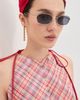 Illesteva Illesteva East Houston Sunglasses Gold w/ Grey Flat One - 3
