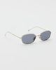 Illesteva Illesteva East Houston Sunglasses Gold w/ Grey Flat One - 4