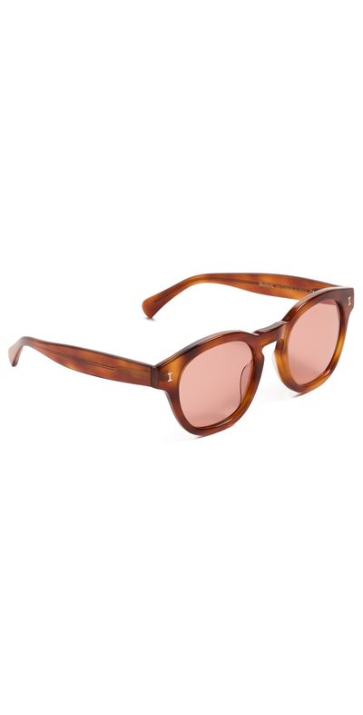 Illesteva Illesteva Madison Sunglasses Red Havana/Sunset One
