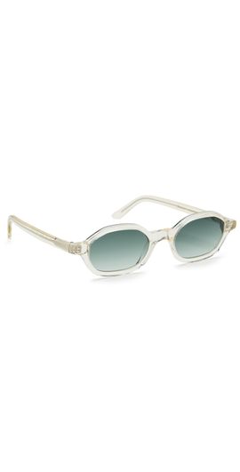 Illesteva Illesteva Munich Sunglasses Champagne w/ Olive Lenses One