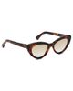 Illesteva Illesteva Pamela Sunglasses Havana w/ Taupe Flat Gradient One - 1