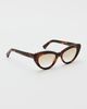 Illesteva Illesteva Pamela Sunglasses Havana w/ Taupe Flat Gradient One - 4