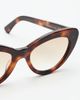 Illesteva Illesteva Pamela Sunglasses Havana w/ Taupe Flat Gradient One - 5